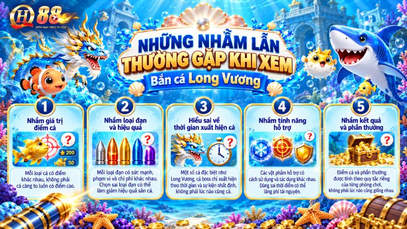 Những nhầm lẫn thường gặp khi xem Bắn cá Long Vương